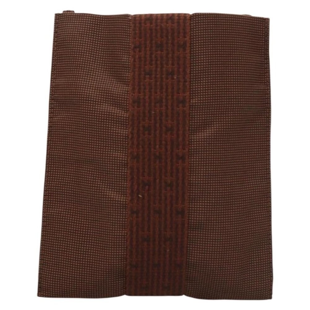 Authentic HERMES Her Line Shoulder Bag Canvas Brown - Picture 5 of 16